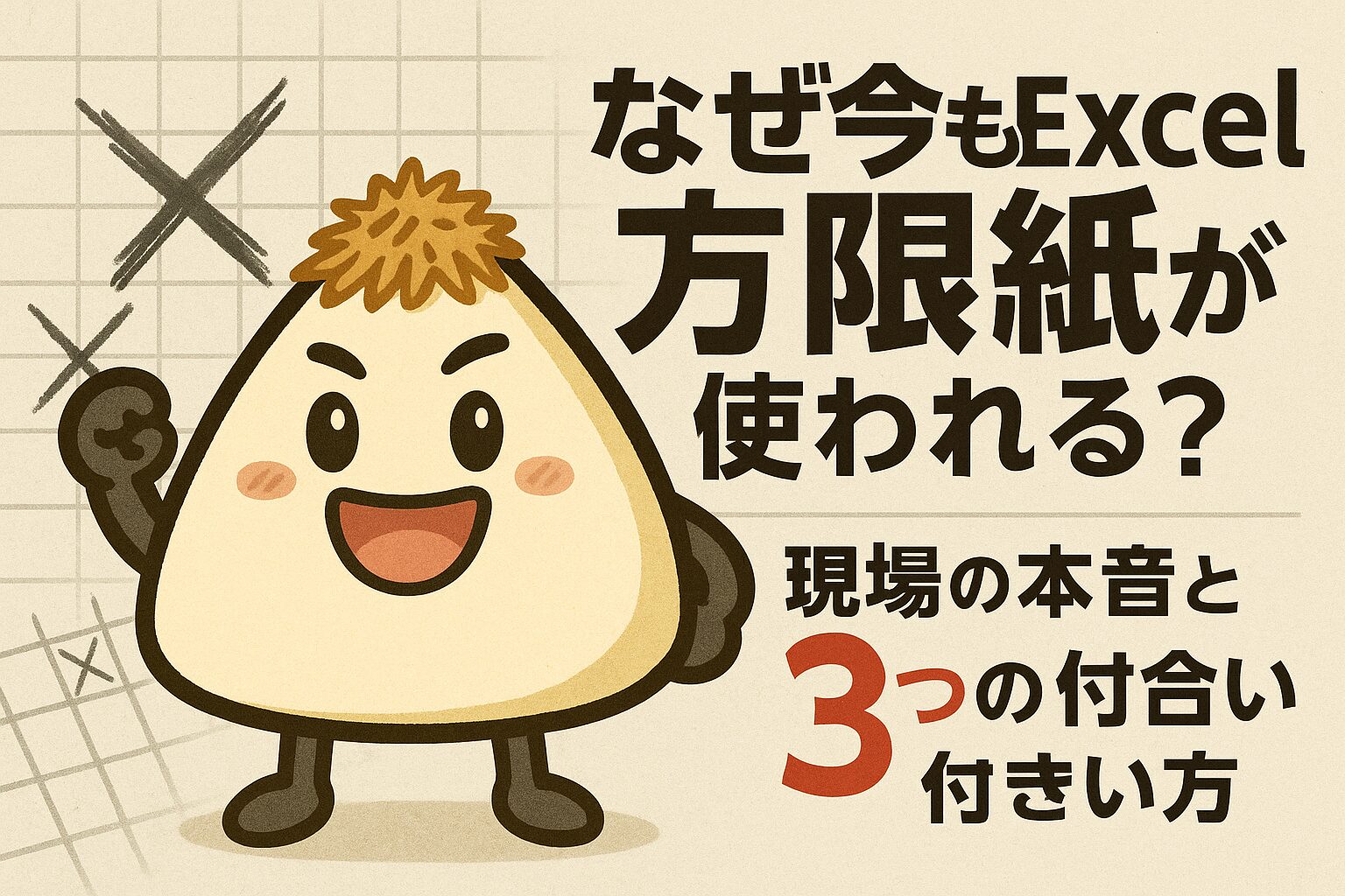 なぜか使われているExcel方眼紙とおかかくん