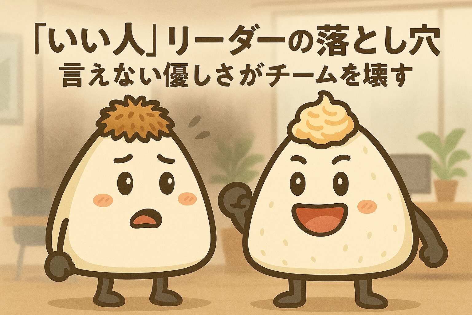 ツナマヨくんになにか言いたそうだけど言えないおかかくん